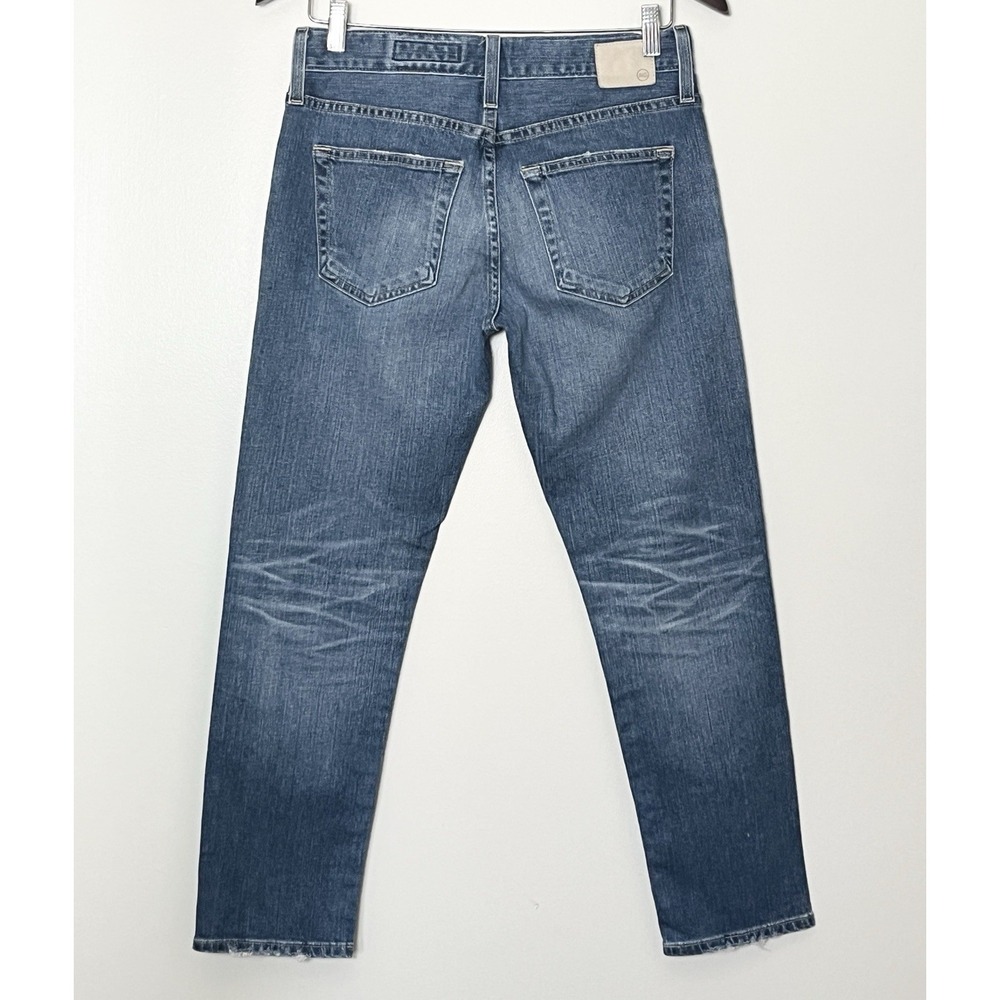 AG Adriano Goldschmied Jeans Women's 25 Blue The Ex Boyfriend Slim Fit Cropped - Picture 4 of 9